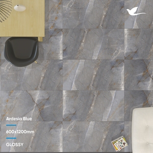 Baldosas de porcelana pulida de 600X1200mm y 9mm de espesor de la India/Baldosas de porcelana esmaltada baratas 60x120cm 24x48 Baldosas - Product Image 3