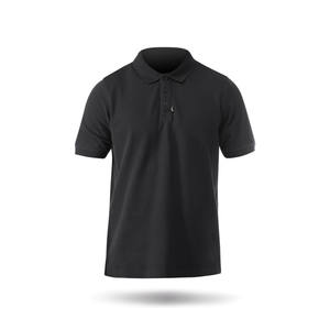100% Cotton Custom Logo Breathable <b>Black</b> Short Sleeve <b>for</b> <b>Polo</b> <b>Shirt</b> <b>for</b> <b>Men</b> Casual Export Oriented Solid Knitted Compressed - Product Image 3