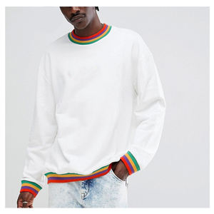 2023สเวตเชิ้ตแขนยาวของผู้ชายผ้าฝ้าย100% ดีไซน์ใหม่ขนาดใหญ่พิเศษใส่สบายพิมพ์โลโก้และลายปัก - Product Image 2