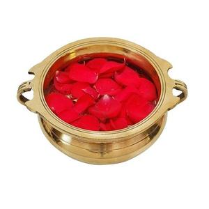 Urli de Latón Color Dorado con Calidad Exclusiva, Forma Redonda, Florero Urli para Decoración del Hogar y Bodas - Product Image 5