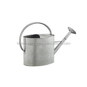 Handcrafted Galvanized Metal Watering Can With Stainless Steel Decorative Garden Tool for Home Outdoor Use - Product Image 6