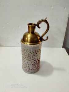 Pièce de centre de TABLE en laiton, chariot bulbe en laiton, vitrine décorative, pour la maison et TABLE - Product Image 5