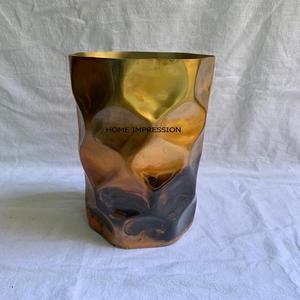 Jardinière en laiton au design moderne, finition dorée antique, avec support, qualité supérieure, pot de jardin à prix raisonnable, provenant d'Inde - Product Image 3