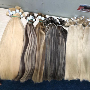 Ivirgo Soyeux Vague Droite Péruvienne Vierge Remy Extension de Cheveux Couleur de Cheveux Naturelle Style de Tissage - Product Image 1