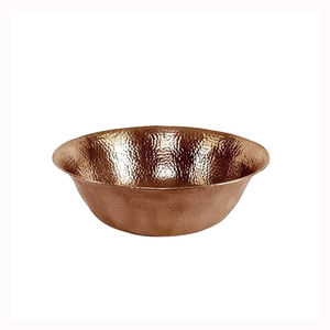 Copper Metal Finishing Royal Design Fruits Bowl Wedding Party <b>Table</b> Decoration Desert Server Bowl Kitchenware Food <b>Storage</b> - Product Image 1
