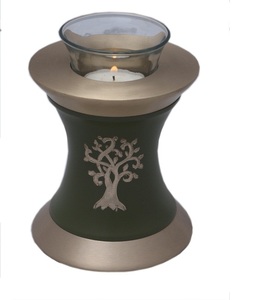 Urne de crémation de bougie en métal - Product Image 3