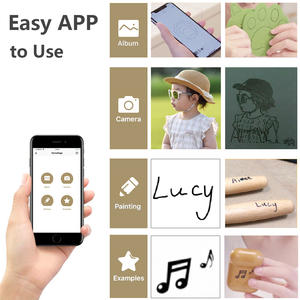 <span class=keywords><strong>LaserPecker</strong></span>-máquina de grabado láser, impresora compacta portátil, Mini cortador de escritorio para madera y cuero - Product Image 3