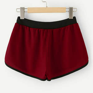 Haut court et confortable pour femmes, vêtements fantaisie d'extérieur, top de motard, couleur Maroon, nouvelle collection d'été - Product Image 5