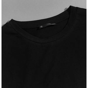 Fitness respirant personnalisé impression 100% coton T-shirt uni col rond hommes manches courtes Slim Fit - Product Image 2