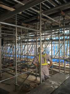 Construction en acier ringlock système d'échafaudage accessoires verticales poteaux d'échafaudage de haute qualité du Vietnam - Product Image 3