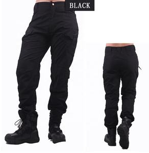 กางเกงโมลสกิน6กระเป๋าใส่ได้ทั้งชายและหญิงกางเกงขาตรงปักสำหรับเด็กทุกวัย - Product Image 1