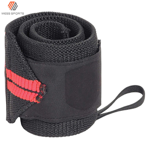 สายรัดข้อมือยืดหยุ่นแบบขายส่ง OEM สำหรับการฝึกซ้อม ออกกำลังกาย เพาเวอร์ลิฟติ้ง ฟิตเนส สายรัดพยุงข้อมือ คุณภาพสูง ราคาประหยัด - Product Image 3