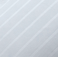Parure de lit 100% coton turc rayé satiné, vente en gros, textile d'hôtel de luxe, blanc, 4 pièces, housse de couette, drap, taie d'oreiller