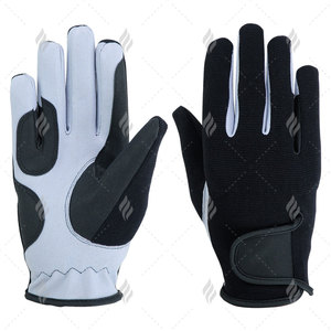 Gants équestres de haute qualité avec logo personnalisé Equipement de sport en cuir confortable pour l'équitation - Product Image 3
