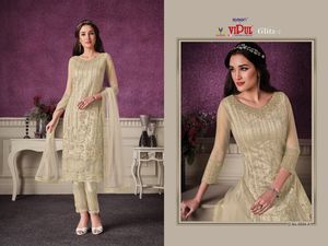 Conjunto de traje de algodón con estampado bordado para mujer, conjunto de ropa de la india, pantalón y traje malmal dupatta - Product Image 5