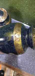 BRASS MARBLE FINISH HIGH QUALITY <b>FUNERAL</b> URN <b>FUNERAL</b> <b>SUPPLIES</b> Brassworld India - Product Image 4