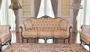 Juego de sofás tallados a mano de estilo europeo, conjunto de sofás de 7 plazas tallados en madera de diseñador para el hogar, conjunto de sofás modernos tallados a mano para sala de estar - Product Image 5