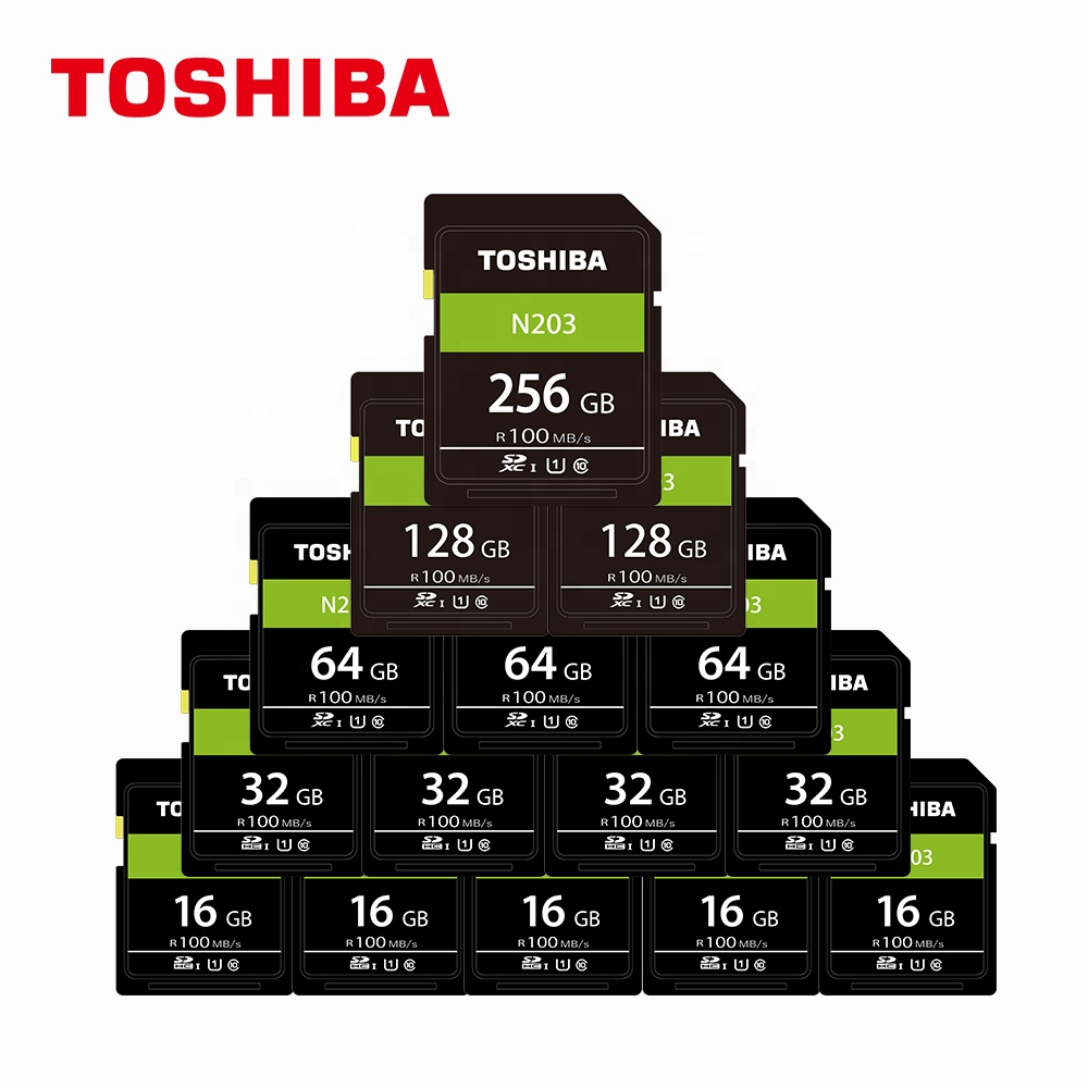 TOSHIBA N203 U1 класс 10 карта памяти 16 ГБ 32 ГБ 64 Гб 128 ГБ 256 ГБ