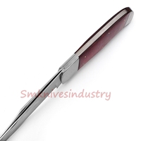 Couteau pliant multifonctionnel de qualité industrielle, lame en acier J2 de 22 pouces (24 cm) fabriquée à la main, manche en micarta, dureté 58-60HRC, ODM