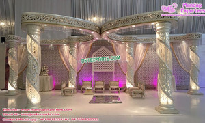 Mandap de Boda con Diseño de Mariposas en Venta, Decoración de Mandap de Boda con Mariposas Elegante, Decoración de Mandap de Boda de Lujo con Mariposas, Chicago - Product Image 5
