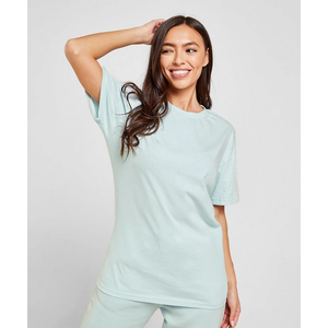 Camiseta Ecológica Personalizada para Mujer, Algodón Jersey, Corte Regular, Manga Corta, Estampado por Transferencia de Calor, Top Casual de Moda para el Día a Día - Product Image 5