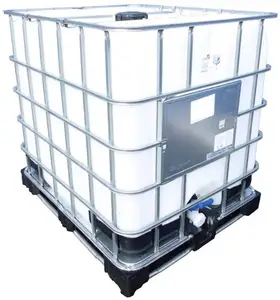 Low price 1000l food grade liquid plastic ibc bulk container used ibc tote tank