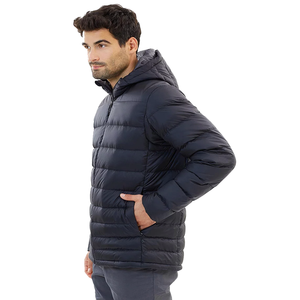 Pakistan Manufacture <b>Men's</b> Winter Woolen Puffer <b>Jacket</b> <b>Smart</b> <b>Casual</b> Hooded with Zipper Closure Custom Size and OEM Service - Product Image 3