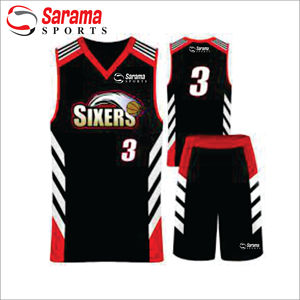 Vêtements de basket-ball OEM personnalisés à séchage rapide uniformes de basket-ball à sublimation de conception personnalisée pour hommes, - Product Image 4