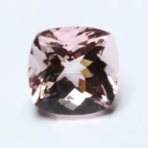 AAA 품질 핑크 Morganite 쿠션 모양 천연 Morganite 느슨한 보석 보석 만들기 도매 가격 Morganite 돌