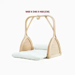 Rotan Baby Play Gym, Rotan Meubels Product Voor Kid, Babycare Nursery Decor Gemaakt In Vietnam RF-015