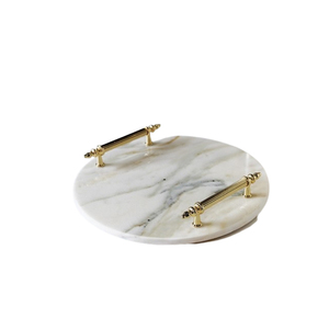 Nueva bandeja de servicio de mármol personalizada con plato de cargador de tendencia de diseño de moda para hoteles, restaurantes y decoración del hogar - Product Image 3