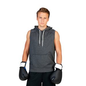 เสื้อฮู้ดผ้าฟลีซแขนกุดสำหรับผู้ชายเหมาะกับทั้งชายและหญิงเสื้อผ้ากีฬาสำหรับปีใหม่พิมพ์โลโก้แบบเลือกได้ - Product Image 1