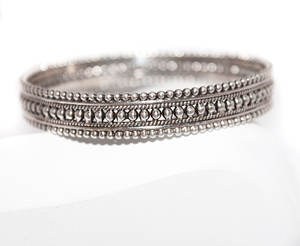 Bracelet Vintage, accessoire de styliste en argent Sterling 925, bijoux Vintage, pour le vente en gros - Product Image 4