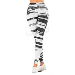 Latest Style Yoga <b>Compression</b> <b>Legging</b> for <b>Women</b> with Elastic Waist Sublimation Design Waterproof & Breathable Full Length Pants - Product Image 5