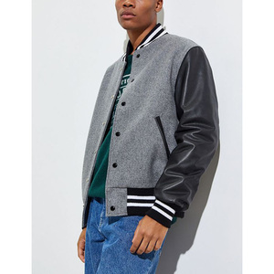 แจ็คเก็ตวาร์ซิตี้/เลตเตอร์แมน/เบสบอล คุณภาพสูงแบบ OEM ผลิตตามสั่ง - Product Image 2