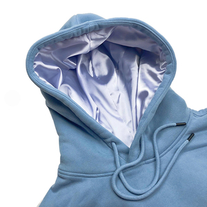 Pull à capuche pour homme, vêtement en coton polaire, personnalisé, en Satin, vente en gros - Product Image 5