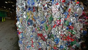 UBC SCRAP Canette de boisson en aluminium de haute pureté Scrap Grade AA 99.7% Al Contenu 50KG Quantité Tambours Balashaka Oblast de Moscou Usine - Product Image 5