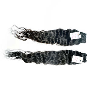 3 Bundles Human Virgin Deep wave Brazilian Hair Deep wave Burmese Hair With Lace HD Frontal Closure Raw Mink Indian Hair - Product Image 2
