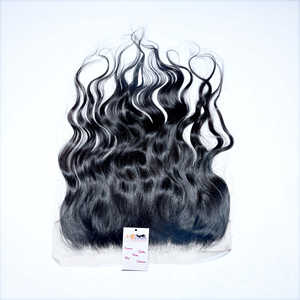 Precio de fábrica al por mayor transparente Suiza frontal de encaje virgen pelo 13 4x13x5 hd transparente de grado superior de encaje suizo frontal - Product Image 5