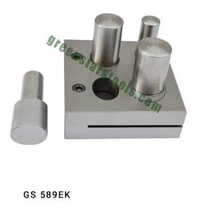 Kit de découpe de disques ovales en acier, 4 tailles, avec poinçon long, outil de fabrication de bijoux |   Numéro d'article GS-589EK - Product Image 1