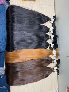 Extensions de cheveux Remy vierges cambodgiennes non tissées Styles droits et ondulés en vrac pour le type de tissage de cheveux de tressage - Product Image 3