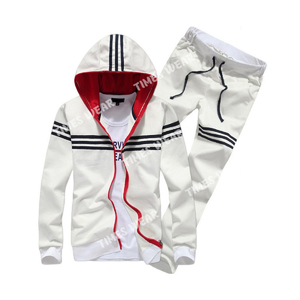 Chándal deportivo de poliéster de alta calidad para hombre con logotipo personalizado, nuevo conjunto para correr, chándal de invierno transpirable - Product Image 1