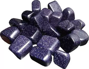 Pierre d'or bleue en gros, pierre de guérison naturelle, pierre précieuse bleue en pierre d'or pour reiki - Product Image 3