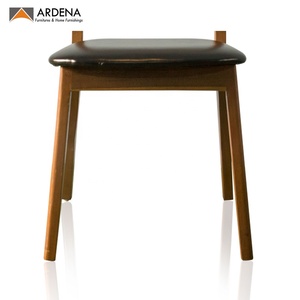 Chaises de salle à manger en bois massif design moderne du milieu du siècle pour l'intérieur de la maison cuisine appartement ou bureau - Product Image 6