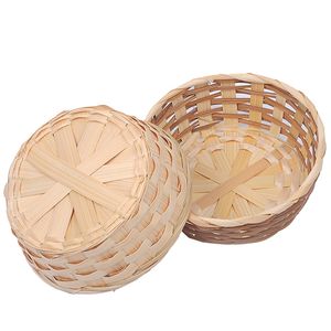 Panier en bambou naturel de haute qualité, tissé à la main, organisateur de rangement pour la maison, meilleur prix de gros de l'usine du Vietnam - Product Image 5