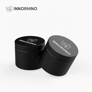 Pot de cachette noir mat givré personnalisé Pot en verre résistant aux enfants - Product Image 3