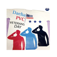 Dae Ha superventas HTV PVC Flex en Corea excelente lavado durabilidad Transferencia de Calor Plotter corte Transferencia de Calor vinilo para ropa