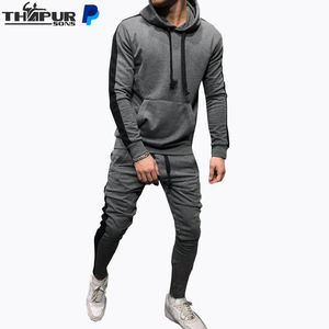 Vente en gros de vêtements de sport d'hiver avec logo personnalisé survêtement de jogging d'entraînement - Product Image 5