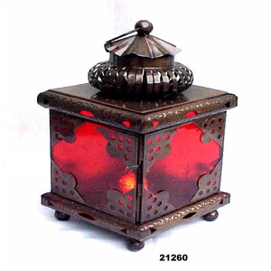 Linterna de Metal de alta calidad de diseño antiguo decorativa para el hogar, sala de estar, comedor, Hotel, restaurante, artículo de decoración - Product Image 1