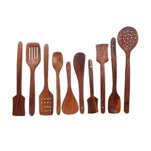 Ensemble de cuillères en bois au design admirable pour servir et cuisiner ensemble de cuillères d'ustensiles de cuisine à des prix compétitifs - Product Image 3